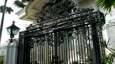 درب فرفورژه ویلا در بندر شیوء