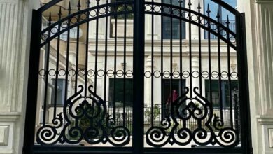 درب فرفورژه ویلا در بندر کاسپین