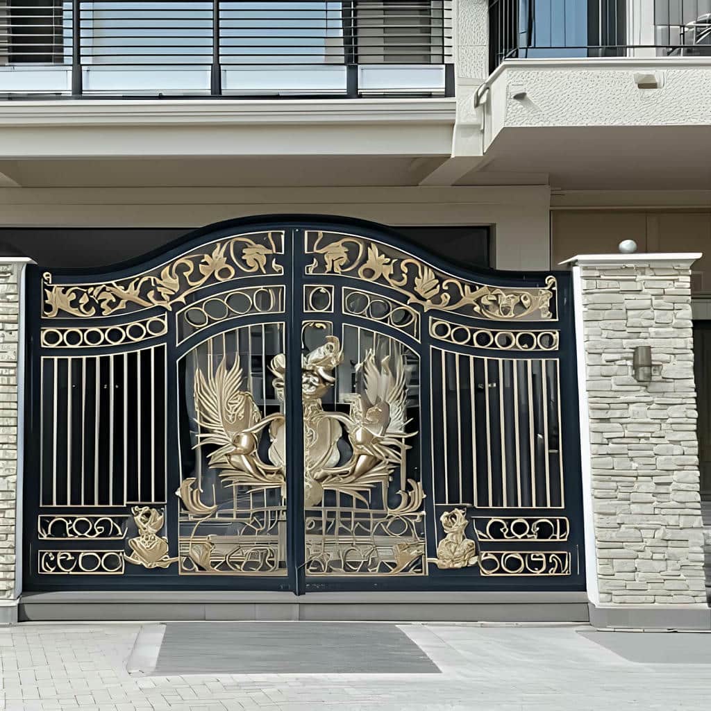 درب فرفورژه ویلا در بندر پیربازار