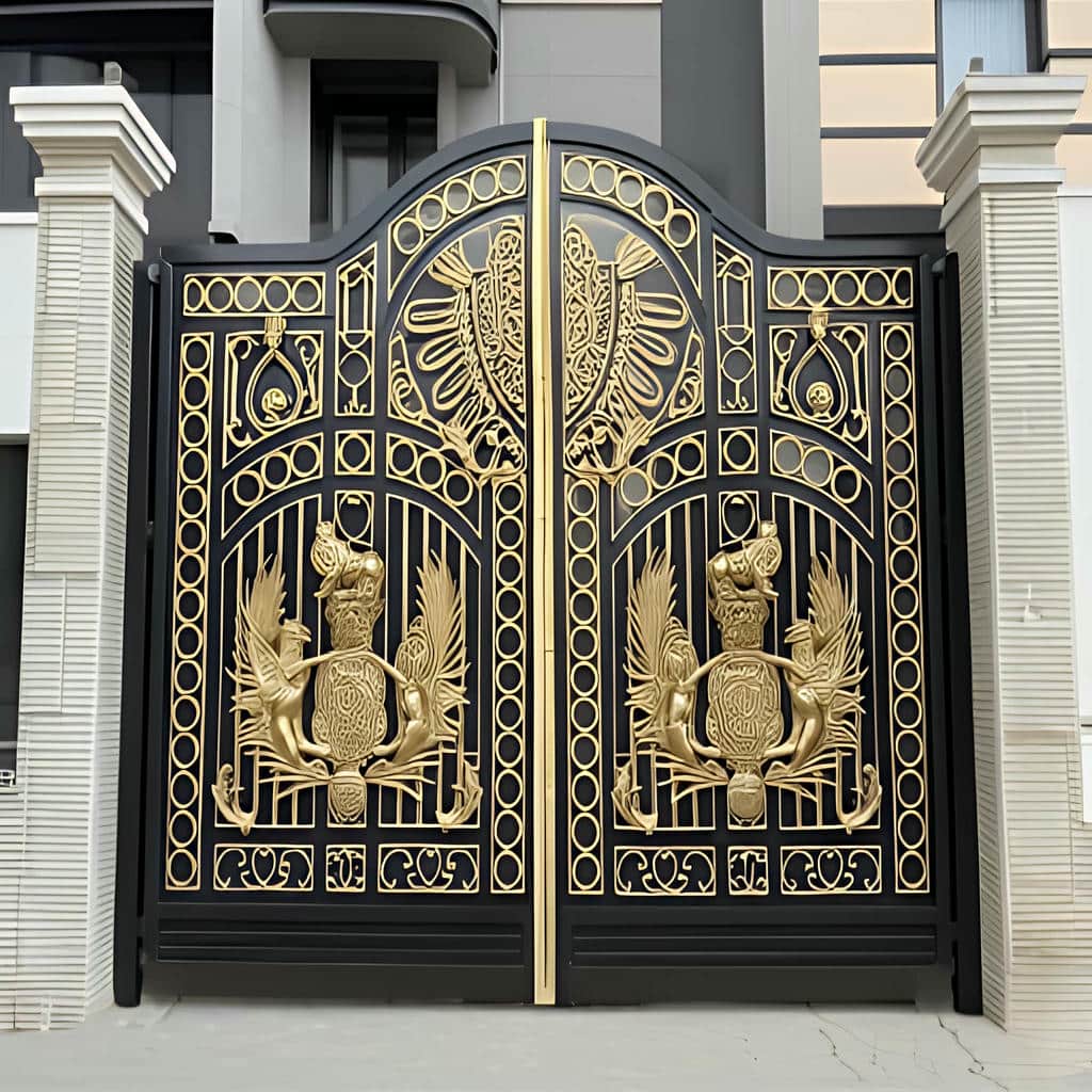 فروش درب فرفورژه ویلا لولای مقاوم در بندر حقانی