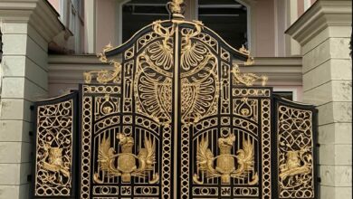درب فرفورژه ویلا در بندر پل