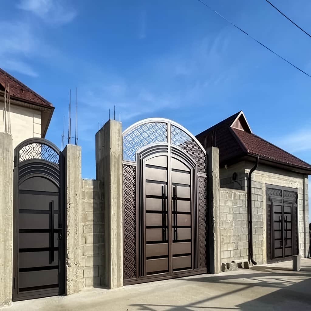 قیمت درب حیاط فرفورژه ویلا پروفیل سنگین در نظرآباد