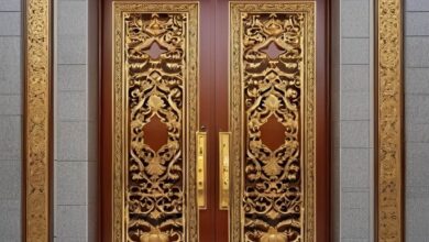 درب فرفورژه ویلا در بندر تیاب