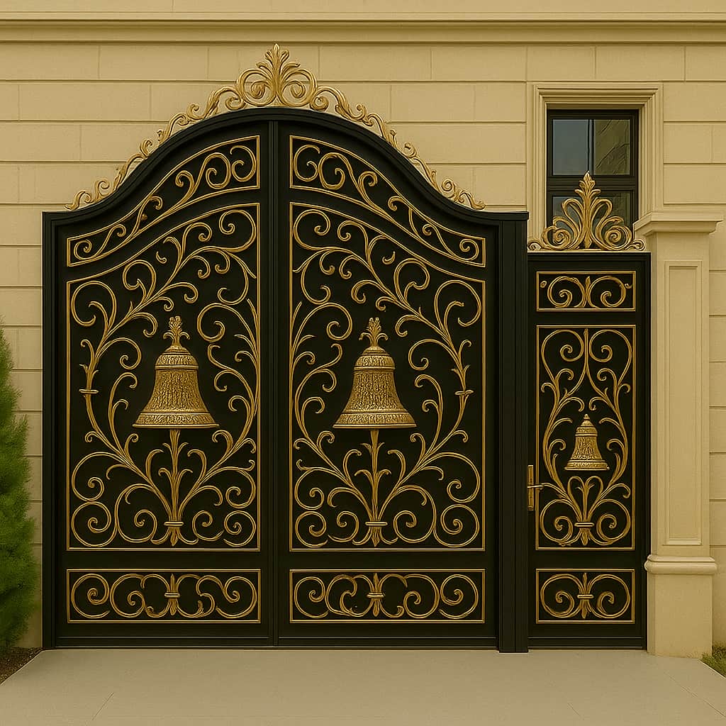 نصب درب آهنی پارکینگ آپارتمان
