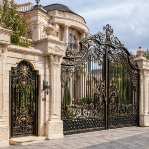 10 مدل درب پارکینگ مینیمال خطی