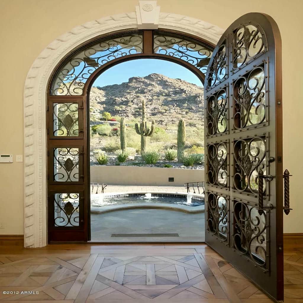 11 طرح درب پارکینگ برش لیزری طرح هندسی