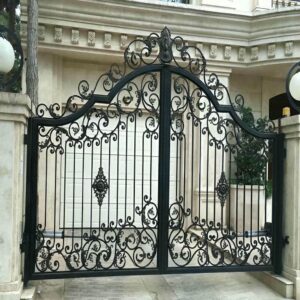 6 طرح درب ویلایی ترموود نما چوب