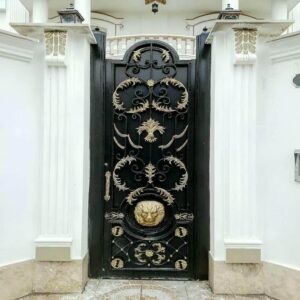 7 مدل درب ویلایی برش لیزری طرح هندسی