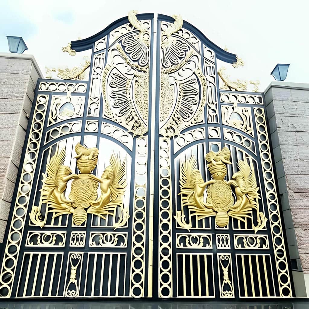 خرید درب آهنی ضد زنگ با رنگ کوره‌ای