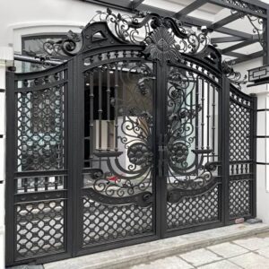 8 نمونه درب ویلایی ورق پانچ