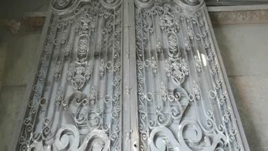 10 مدل درب حیاط شاسی سنگین