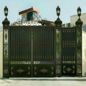 درب ویلایی فلزی ساده با ابعاد سفارشی